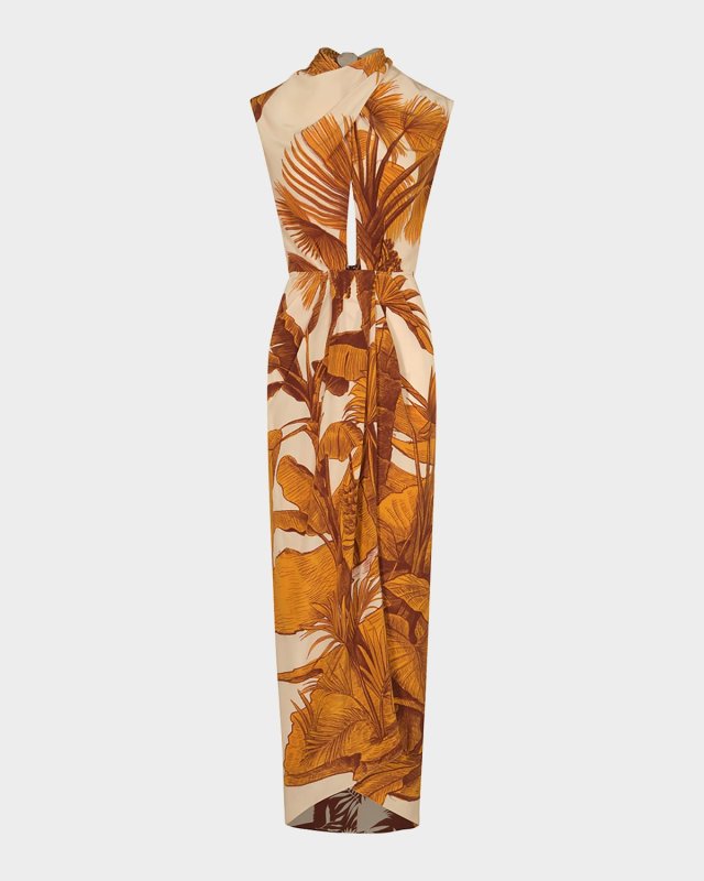 Sailing Sunset Ankle Dress